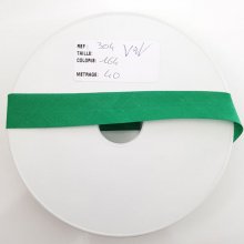 Colarinho de 1 metro de viés todo em tecido 164 Verde