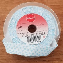 Bias Fancy heart all têxtil 1 Meter collar 02