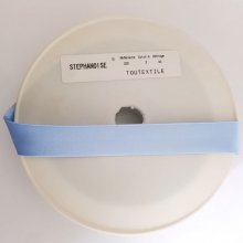 Bias Plain All Textile Satin 1 Meter Col 03 Light Blue