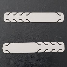 Cinta elástica Protector auricular ajustável para máscara N°02 Cinzento