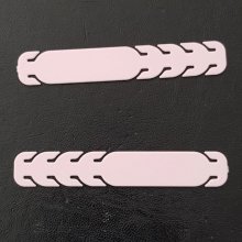 Fita elástica Protector auricular ajustável para máscara N°02 Rosa