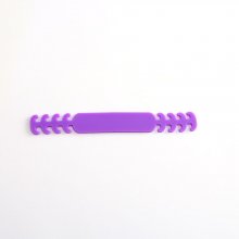 Correia elástica 5 Protectores auriculares ajustáveis para a máscara Violeta
