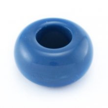 Anilha de resina Blue Denim x 10 peças