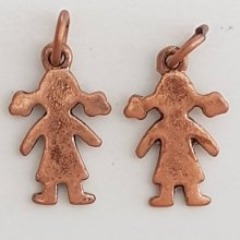 Charm para crianças N°48 Menina Cobre