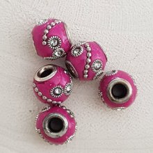 5 Contas redondas 12/10 mm N°07