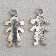 Pendente para criança N°56 Menina Prata