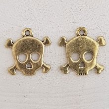 Pendente caveira e ossos cruzados N°14