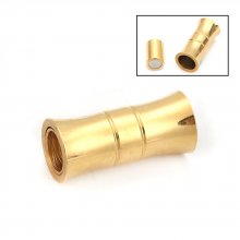 Fecho magnético Aço inoxidável 06 mm Ouro N°06