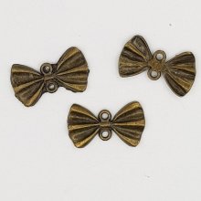 Pendente gravata borboleta N°22 Pendente fita de metal bronze