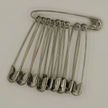 Alfinetes de segurança 55 mm x 10 unidades