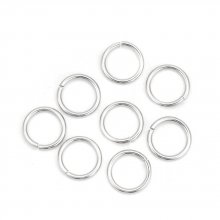 20 Anéis de junção abertos 12 mm Inox
