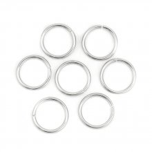 10 Anéis de junção abertos 15 mm Inox