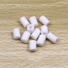 Laço de corda para máscara ajustável Branco x 10 peças