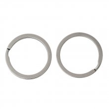 Porta-chaves x 4 redondo Aço inoxidável 30 mm
