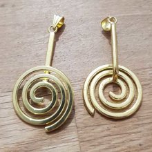 Cabide em espiral GM dourado