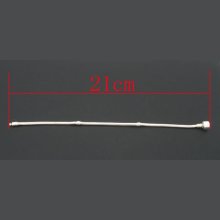 Pulseira de clipe europeu 21 cm Fecho liso Banhado a prata 925