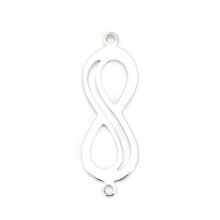 Conector com o símbolo 'Infinito' em cobre platina de 18k