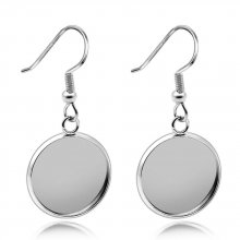 20 cabochões para brincos 10 mm N°06 Prata envelhecida