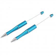 Caneta decorativa com conta azul Azure para personalização x 1 peça