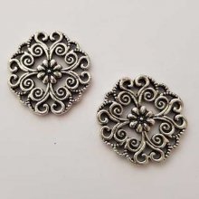 Charm Diversos N°017 Flor de prata