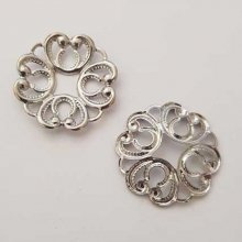 Charm Diversos N°018 Flor de prata