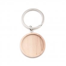 Suporte para porta-chaves 30 mm Madeira N°01