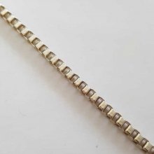 Corrente de malha quadrada de 4 mm Prata