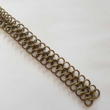 Corrente de 20 cm em forma de 8 elos cor Bronze