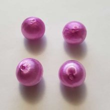 Fio de contas tecido 15 mm Roxo
