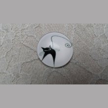 cabochão de vidro redondo 10mm cat 019 