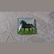 cabochão de vidro quadrado 30mm 018 