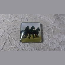cabochão de vidro quadrado 30mm 017 