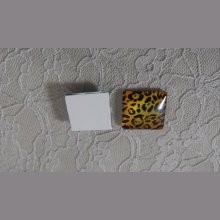 cabochão de vidro quadrado 25mm 038 