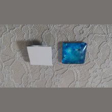cabochão de vidro quadrado 25mm 019 