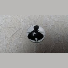 Cabochão de vidro redondo 20mm cat 009 
