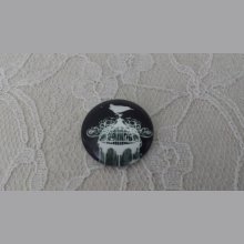 cabochão de vidro redondo 20mm aves 011 