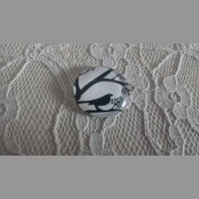 cabochão de vidro redondo 20mm aves 001 