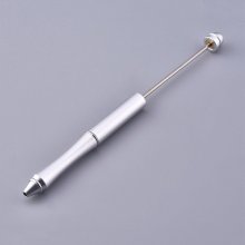 Caneta para decoração de contas de metal Prata N°02