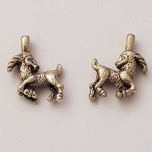 Pendente signo do zodíaco Capricórnio Metal prateado N°01