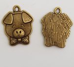 Pig Charm N°02 X 1 Peça