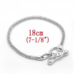 Pulseira de alternância europeia 18cm