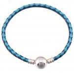 Pulseira europeia entrançada Clip 01 19cm