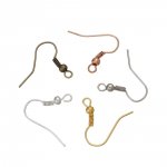 Suporte para brincos Gancho N°23 Misto x 125 pares.
