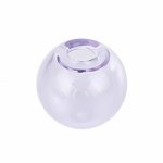 1 Bola de vidro redonda para encher 16 mm Roxo