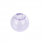 1 Bola de vidro redonda para encher 20 mm Roxo