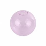 1 Bola de vidro redonda para encher 12mm Rosa