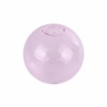 1 bola de vidro redonda de 16 mm Rosa para encher
