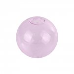 1 x bola de vidro redonda de 20 mm cor-de-rosa para encher