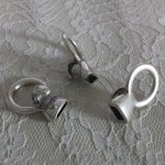 Fecho de gancho Zamak para couro Redondo 05 mm