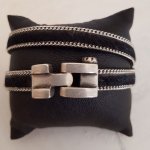 Fecho de gancho Zamak para couro 10 mm
